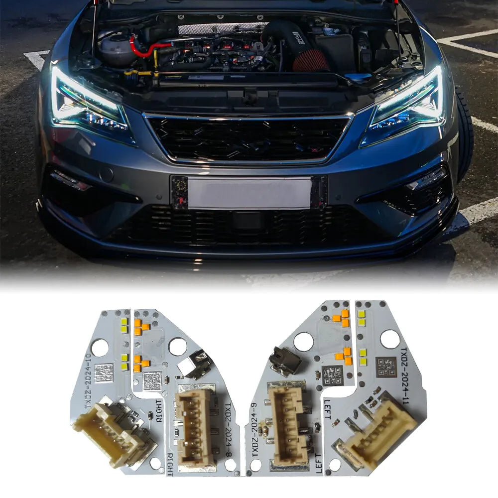 LED Headlight DRL Board For 2017-2020 Seat Leon MK3 5F Cupra Daytime Running Lights Board Module OEM