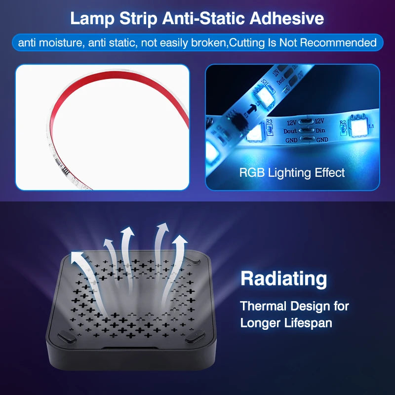 2026 New Ambient TV LED Backlight Sync to Screen For 40-85In