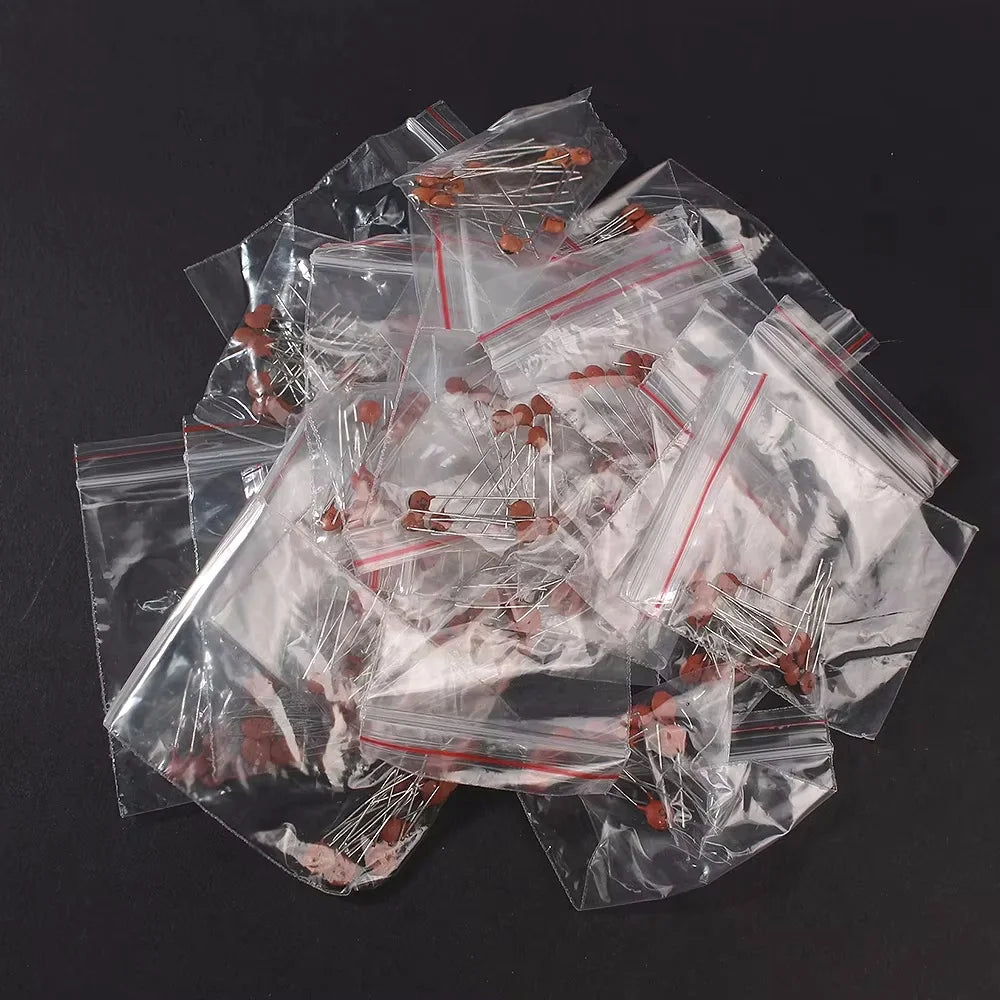 300pcs/960pcs Ceramic Capacitor Set 2pF-0.1uF Electronic Com