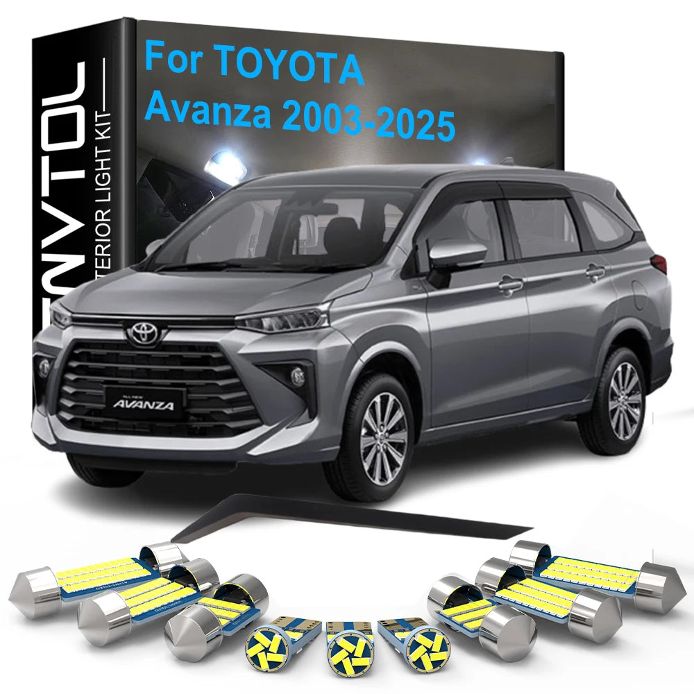 7pcs LED Interior Lights Canbus For Toyota Avanza 2003-2018 