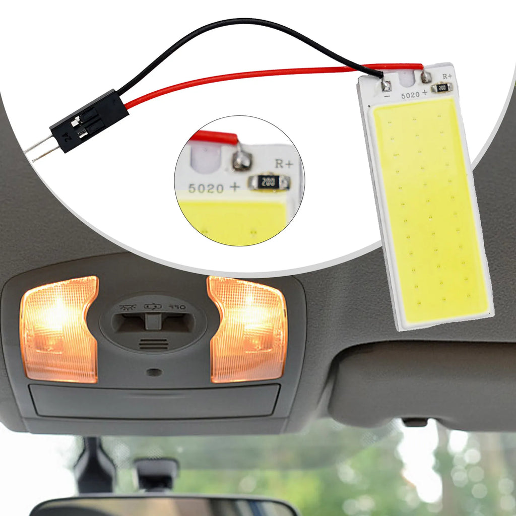 Car Interior Ceiling LED Light Panel 6000K White COB LED Lig