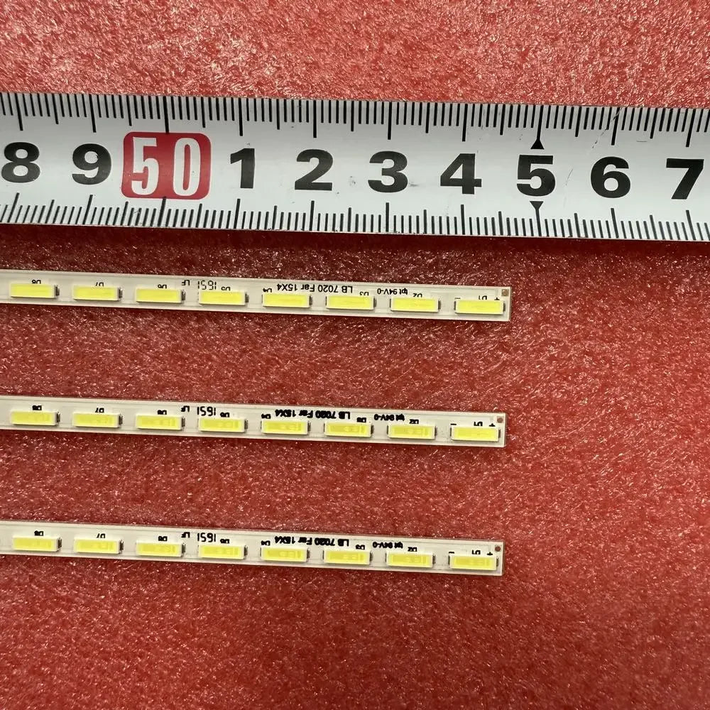 LED Strip(3)For Sony XBR-75X850D KD-75XD8505 KD-75X8500D 73.75S08.D02-3-DX1 16801D LB_7020 60 LED D75QF58B