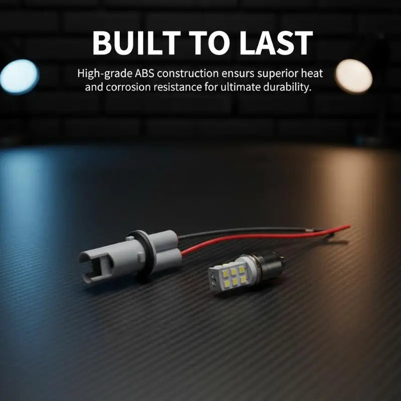 2Pcs T10 T13 T15 LED Wire Socket Canbus Bulb Cable for Autom