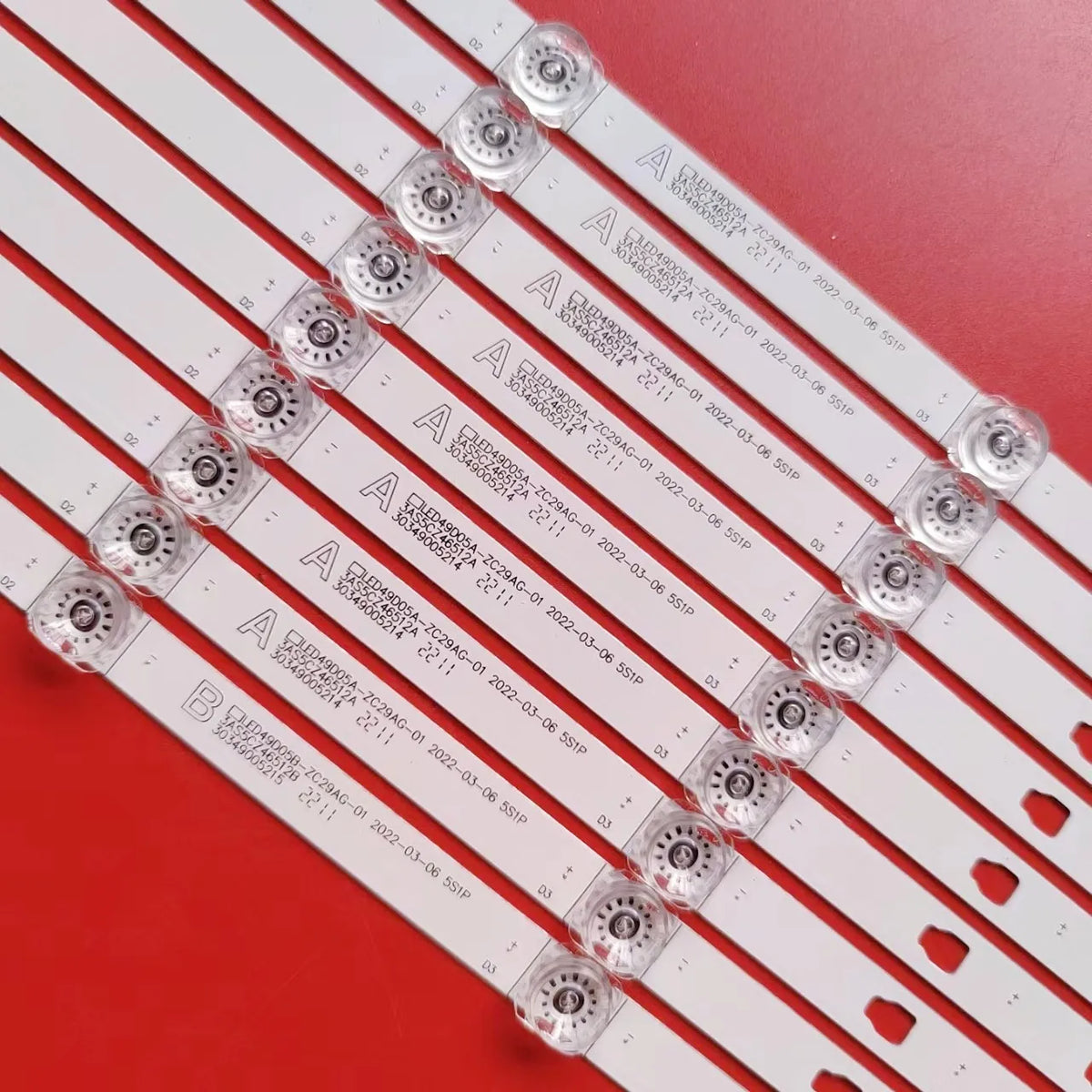 LED Backlight Strip for LED49D05A-ZC23AG-03 LS50A51 U50H3 LED49D05B-ZC29AG-01 08 11 V500DJ6-QE1 50C61