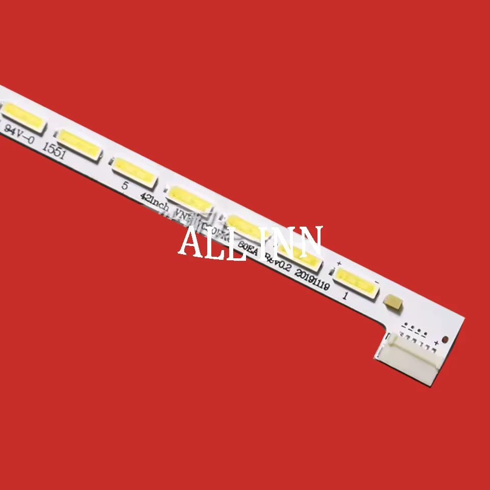 LED Strip for Vestel 42inch VNB 7020PKG 60EA 42FLHK240BH LUX0142002-01 VES420UNVL-2D-N01 VES420UNVL-2D-S01