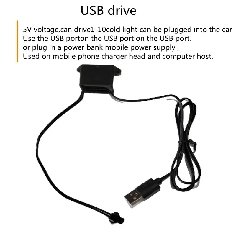 Car Interior Decorative Lamps Strips Atmosphere Lamp Cold Li