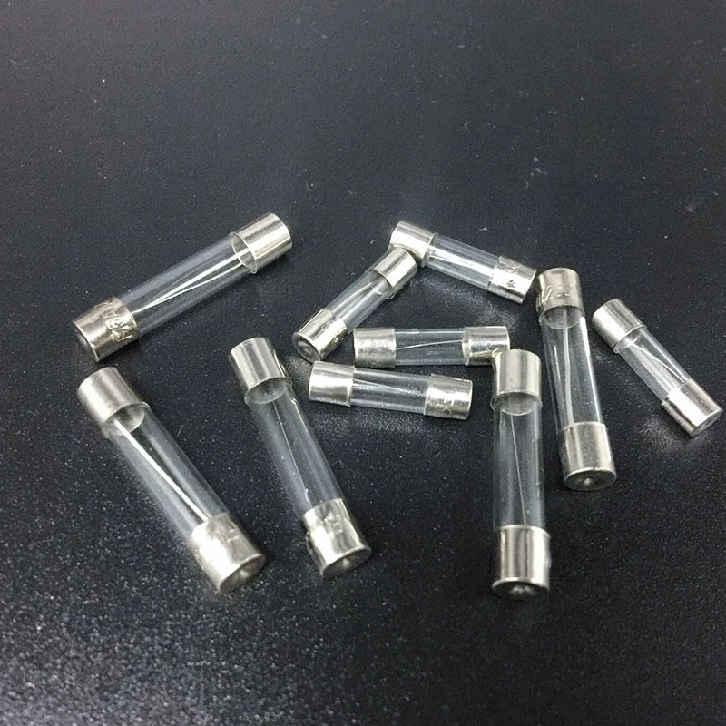 100/72pcs Car Fast-blow Glass Fuses Car Glass Tube Fuses 0.2