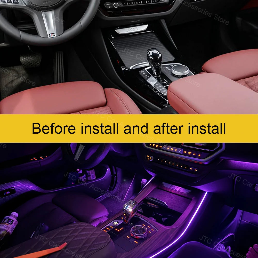 11 Colour Center Console Ambient Light Saddle Light for BMW 