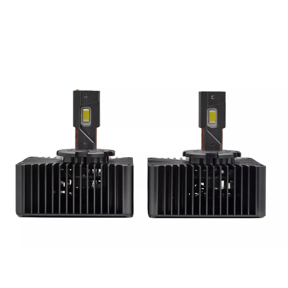 LED Headlight Bulbs High-Low for Chevy Silverado 1500 2016-2018 Replace HID D5R Plug and Play LEB Bulbs Car