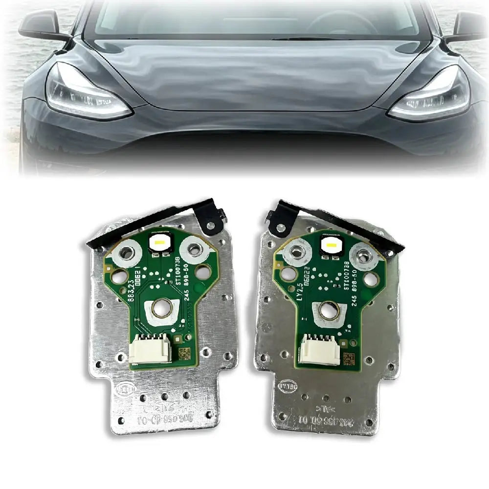 Headlight DRL Light Source Module White Angel Eye 24545650 24545650-10 Daytime Running Light for Tesla Model