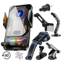 15W Universal Car Wireless Charger Stand Auto Touch to 90 De