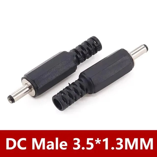 10/50PCS DC022B 5.5 X 2.1mm DC Power Jack Supply Socket 3.5X1.3 DC Female Panel Mount Connector Plug Adapter 5.5 2.5MM 2 Pin