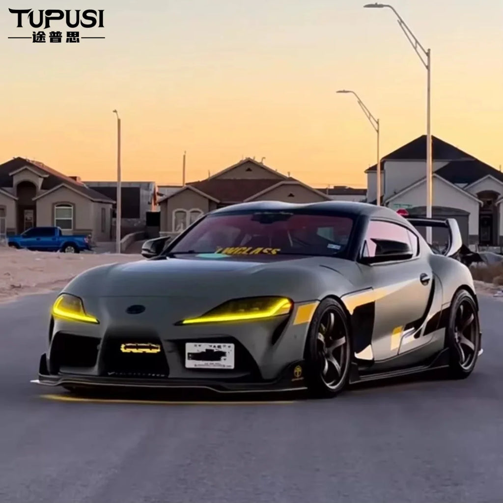 DRL Board For Toyota Supra A90 A91 2019-2024 LED Headlight DRL Modules Daytime Running Lights Chip Angel Eyes