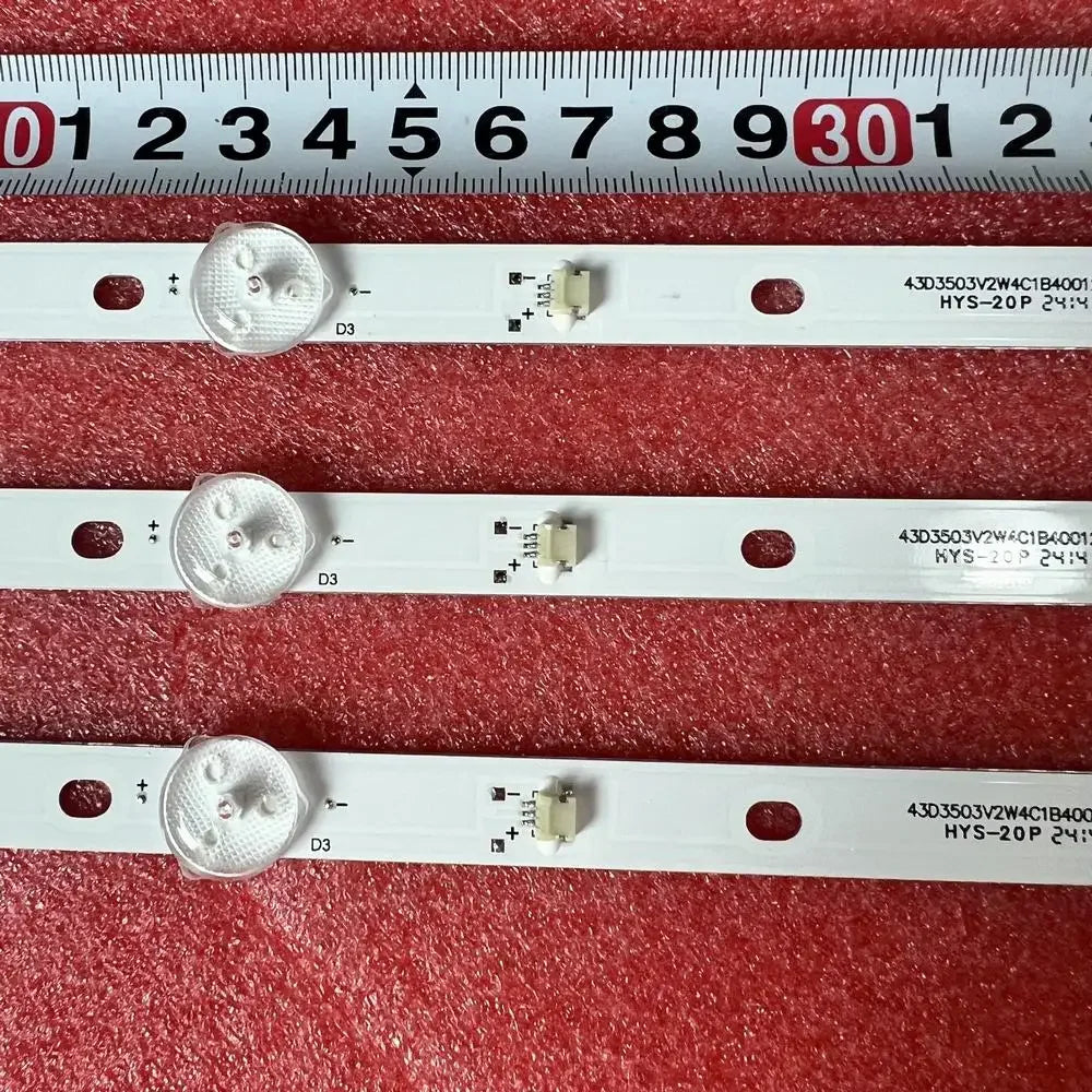 LED Backlight Strip for8LED For RCA RT4306 RTU4300 RTU4300-E AE0110575 43LE51012D SH-39B/4365 HV430QUB-N1B
