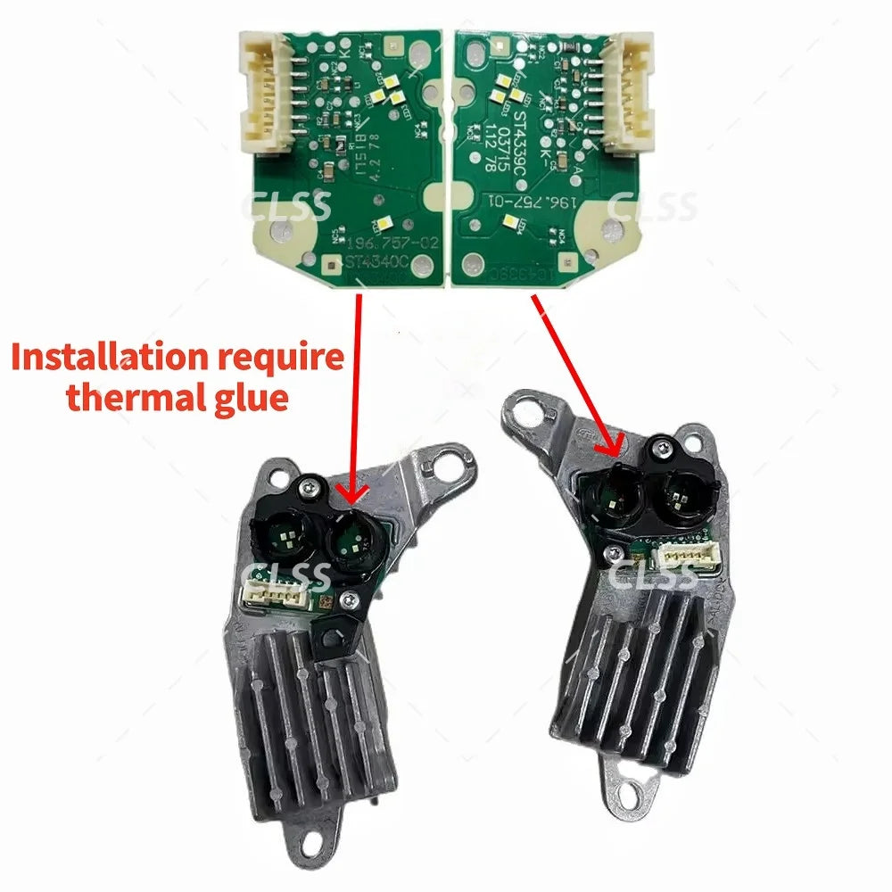 DRL LED Board Light Source For Volkswagen Touareg 2015-2017 Car Headlight Daytime Running Light Chip