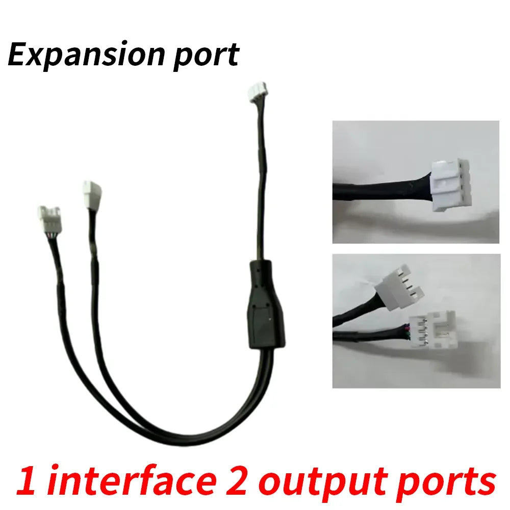Dual Zone 18 in 1 RGB 64 Colors Acrylic Strip Car LED Ambient Light 35/75CM 110CM Parts Replacement Accessories (4 wires 4 pins)