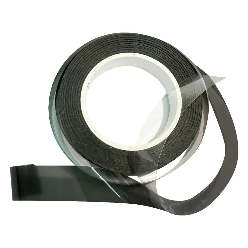25M/Roll Smoke Matte Black Tape Guide Fiber Optic Sticker Ca