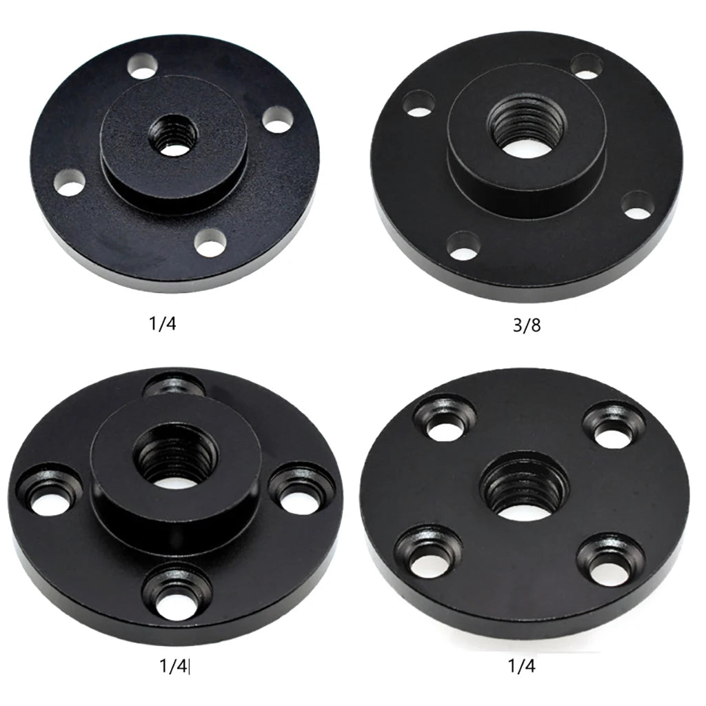 Metal Plate Wall Mount 1/4 3/8 Thread Magic Arm Fixed Base f
