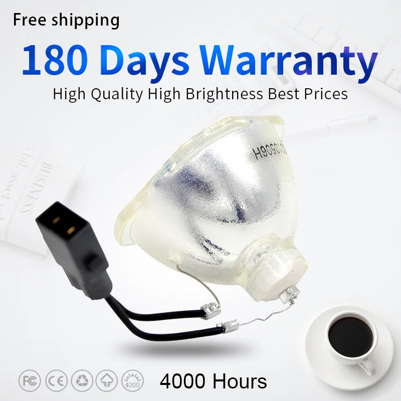 High Brightness Replacement of Bare Projection Lamp ELPLP80/