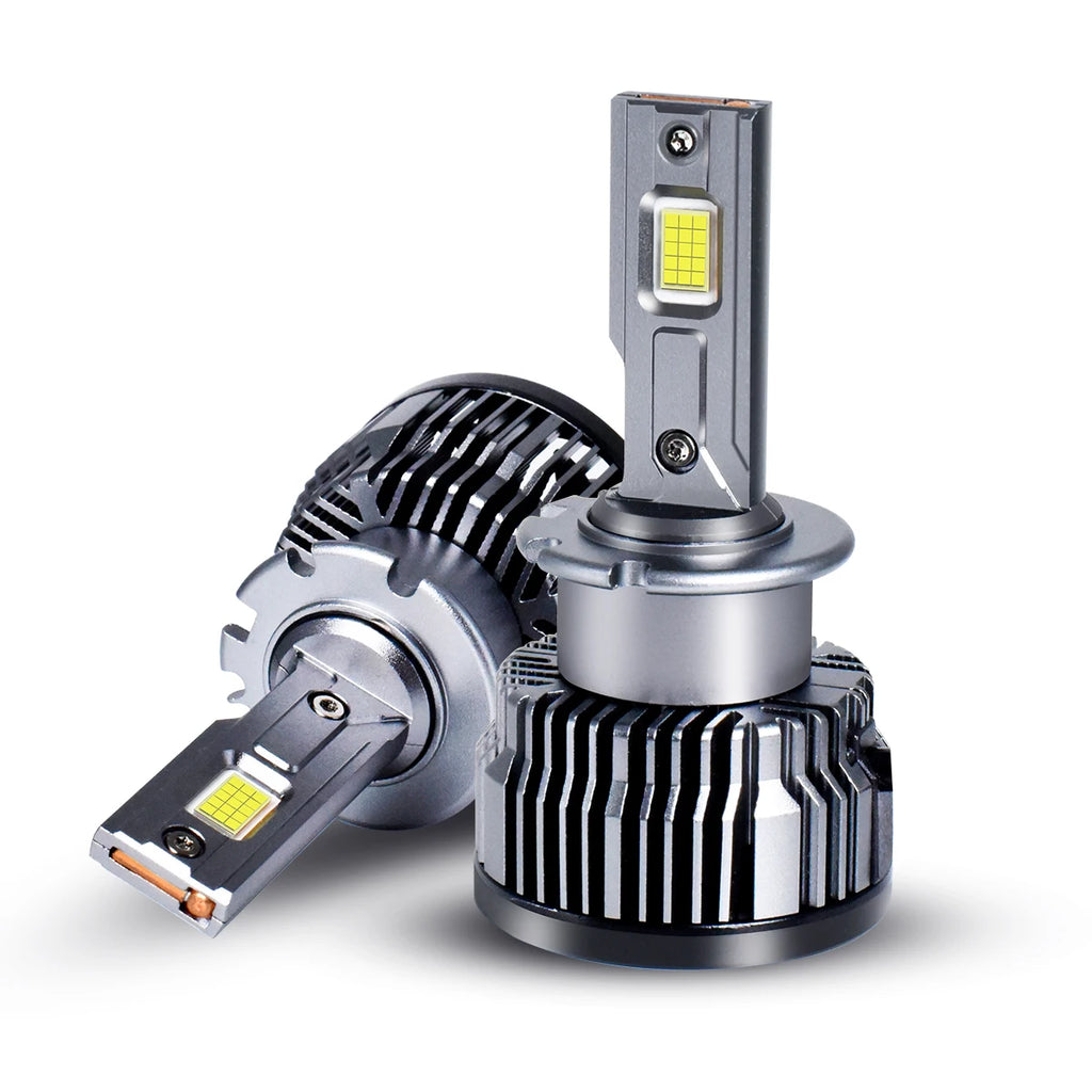 2PCS LED Headlight Bulbs D1S D2S D3S D4S D8S 6000K Plug and Play Replace for Factory Car Lights