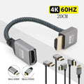 4K60Hz HDMI Male To Female Extension Cable Micro/Mini HDMI-C