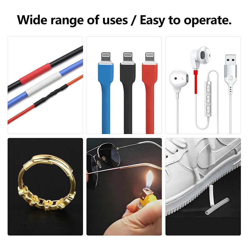2 1/ 3 1/4 1 Heat Shrink Tube Set 73 900pcs Shrinkage Tubing