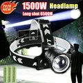 NEW 2026 Most Powerful LED Headlamp 3 18650 Rechargeable 150