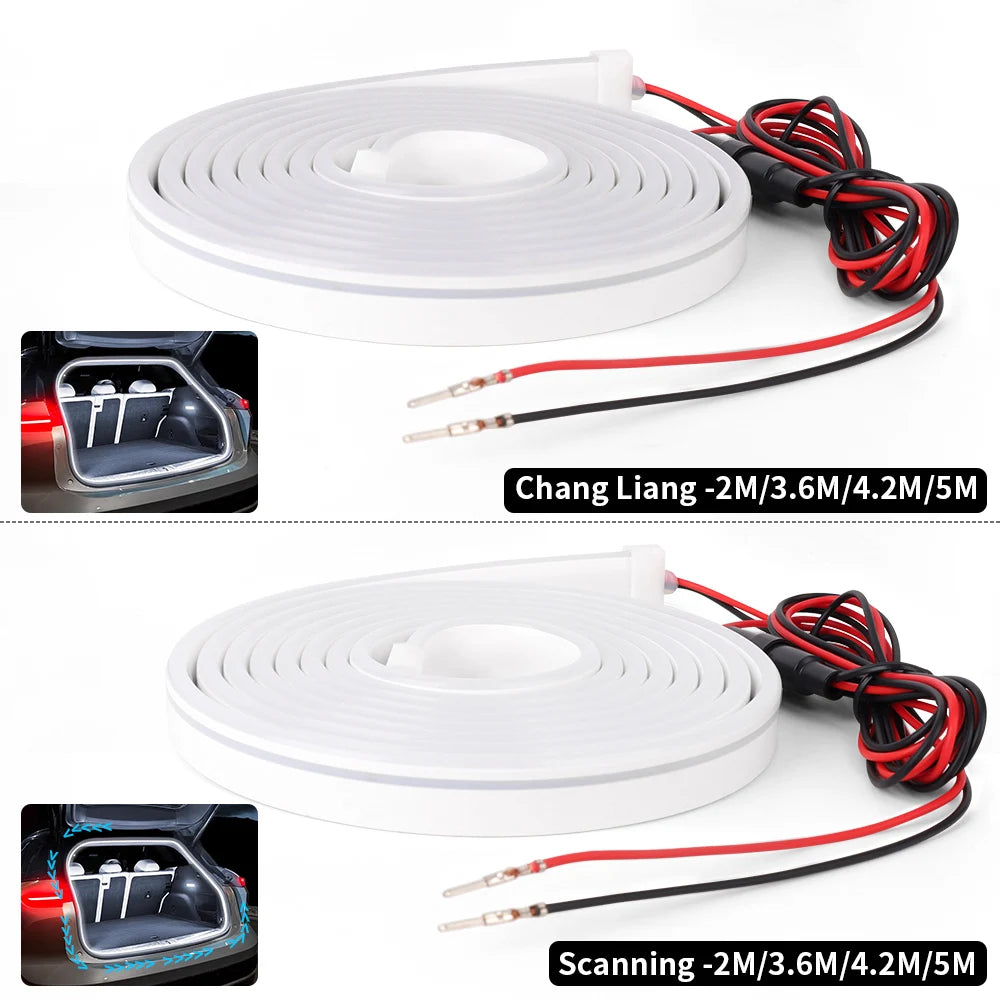 Car High Brightness Trunk Lighting Ambient Light 2/4M Interi