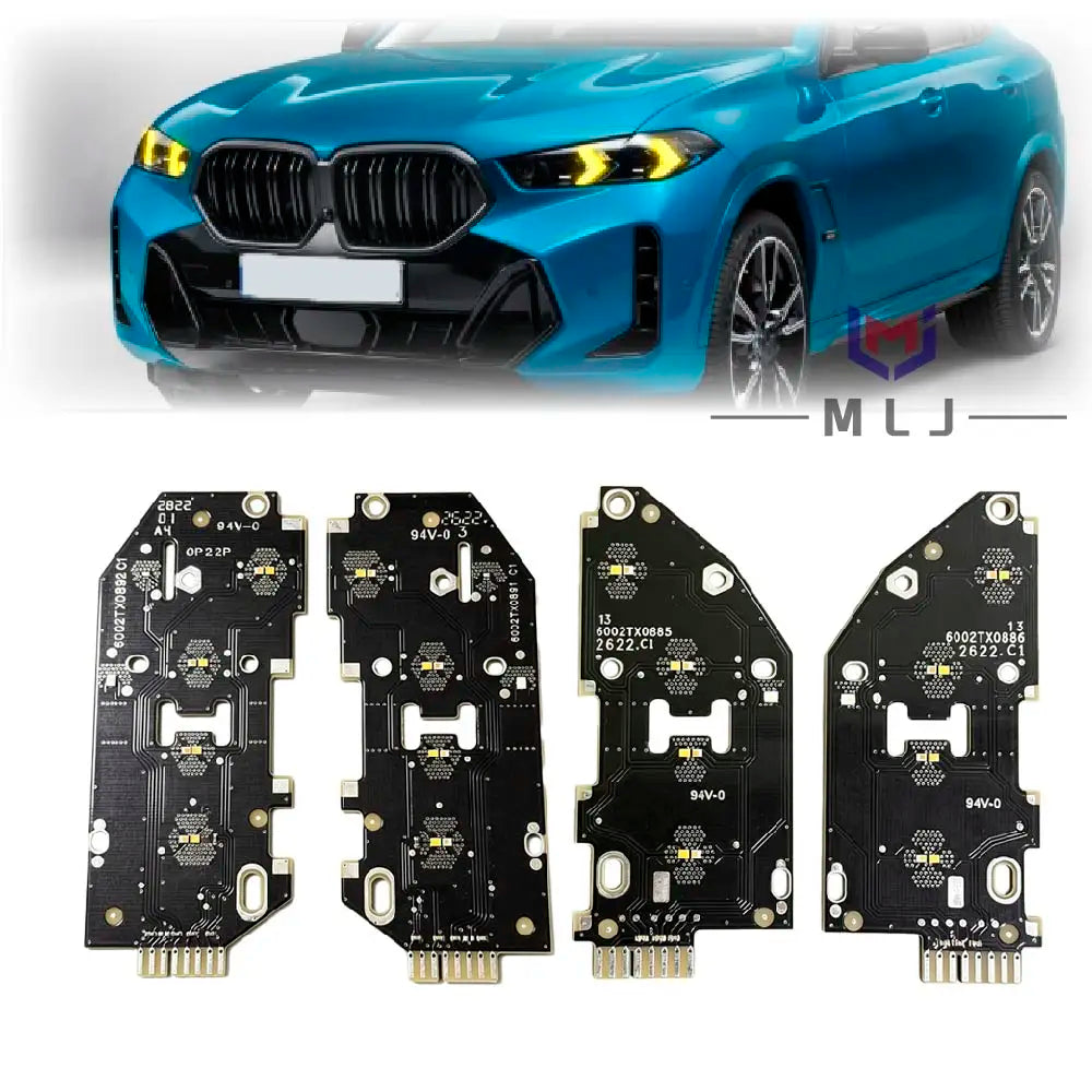 DRL LED Chip PCB Light Source Module For BMW X5 X6 G06 G06 2024 Headlight Daytime Running Light Replacement