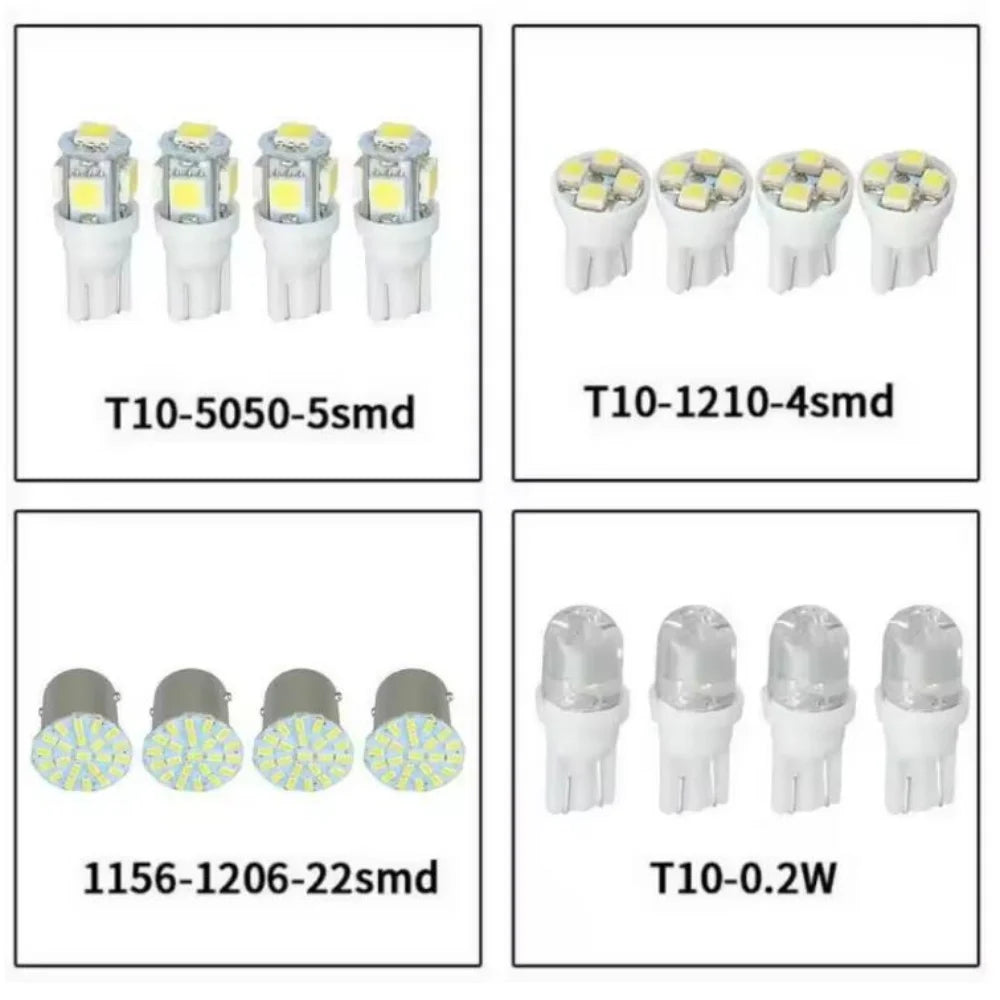 42Pcs Car Lights T10 6000K SMD LED Replacement License Plate
