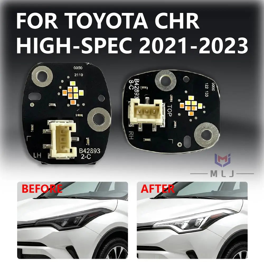 Angel Eye PCB Board For 2021 2022 2023 Toyota CHR Headlight Chip High-Spec DRL Light Source Chip Car