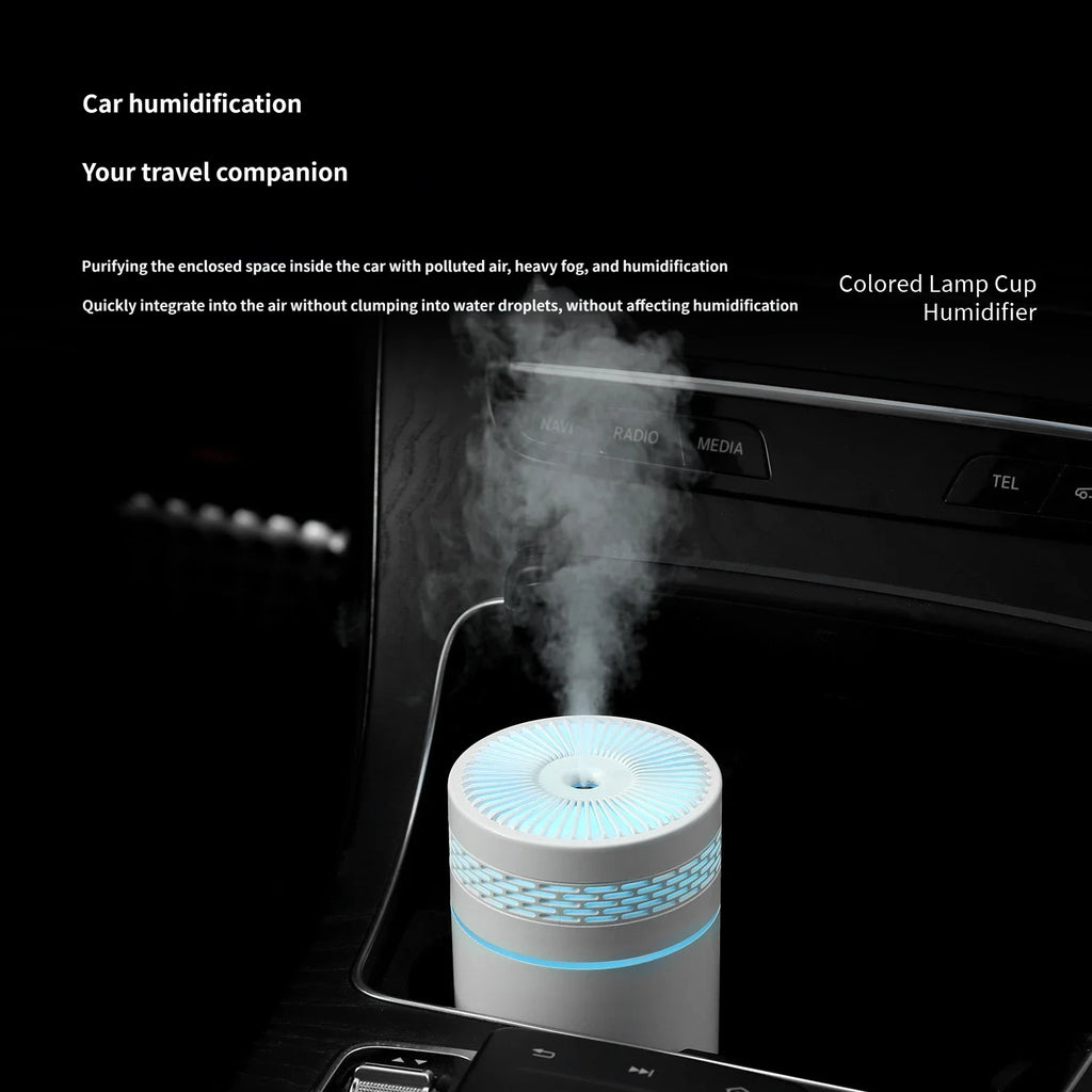 New Colorful Light Cup Humidifier Small & Portable for Bedro