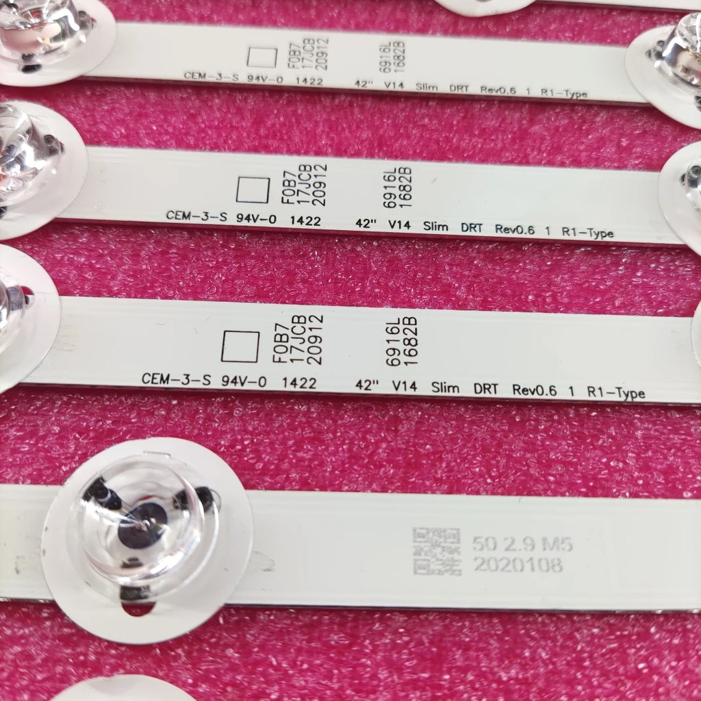 LED Backlight Strip for 10pcs LED Backlight strip for 42LB670V 42LB720V 42LB730V 42LB680V 42LB690V 42LB671V