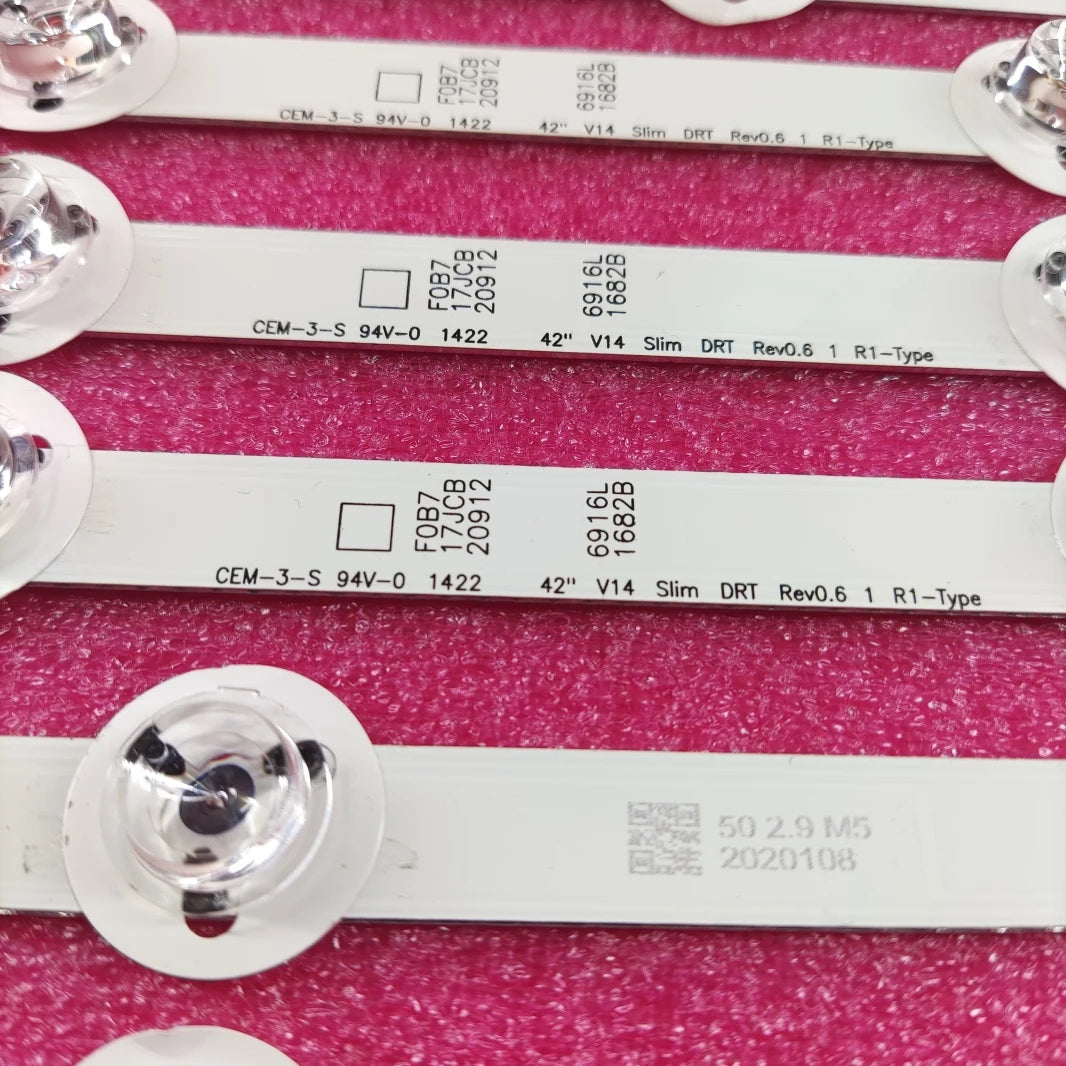 LED Backlight Strip for 10pcs LED Backlight strip for 42LB670V 42LB720V 42LB730V 42LB680V 42LB690V 42LB671V