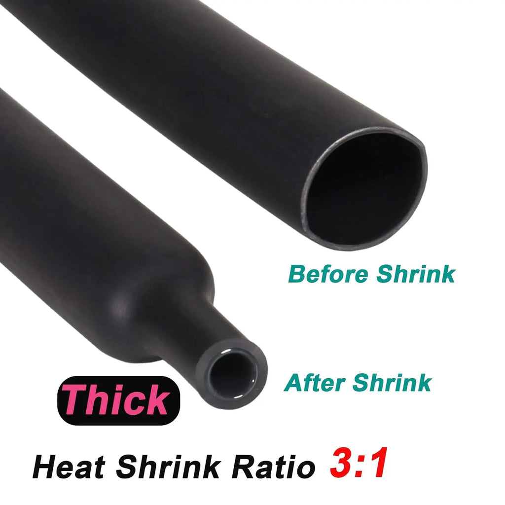 8ft/ 2.4m Length Heat Shrink Tubing Kit 3 1 Heat Shrink Larg