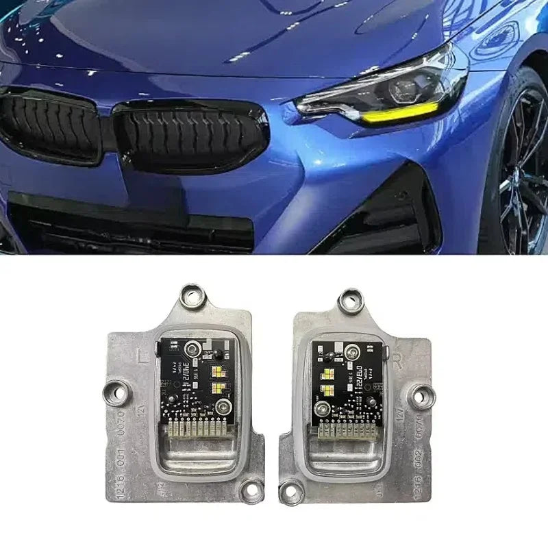LED Headlight Yellow Angel Eye DRL Board Chips For BMW 2 series G42 M2 G87 M235i 2022 2023 2024 DRL Module