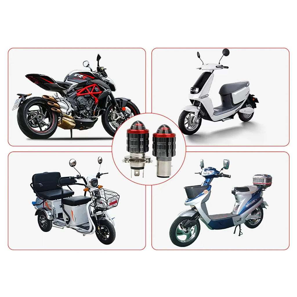 H4 LED Motorcycle H6 LED Moto Motorcycle Headlight White Yel