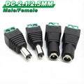 4pcs 12V DC Power Connector Plug Jack Male Female Socket Bar