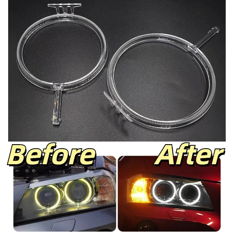Headlight Guide Strip LED Lamp Ring DRL Daytime Running Lights Tube For BMW X3 F25 2011 2012 2013 Angel Eyes