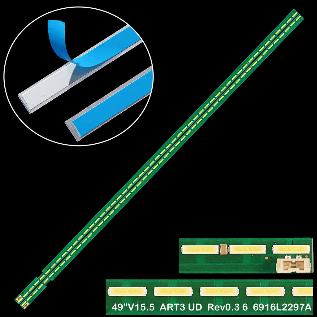 LED Backlight Strip for 49UF673V 49UF779V 49UF770V-ZL 49UF770V-ZB 49UF6430-UB 49UH5B-BD 49UH600V-ZA