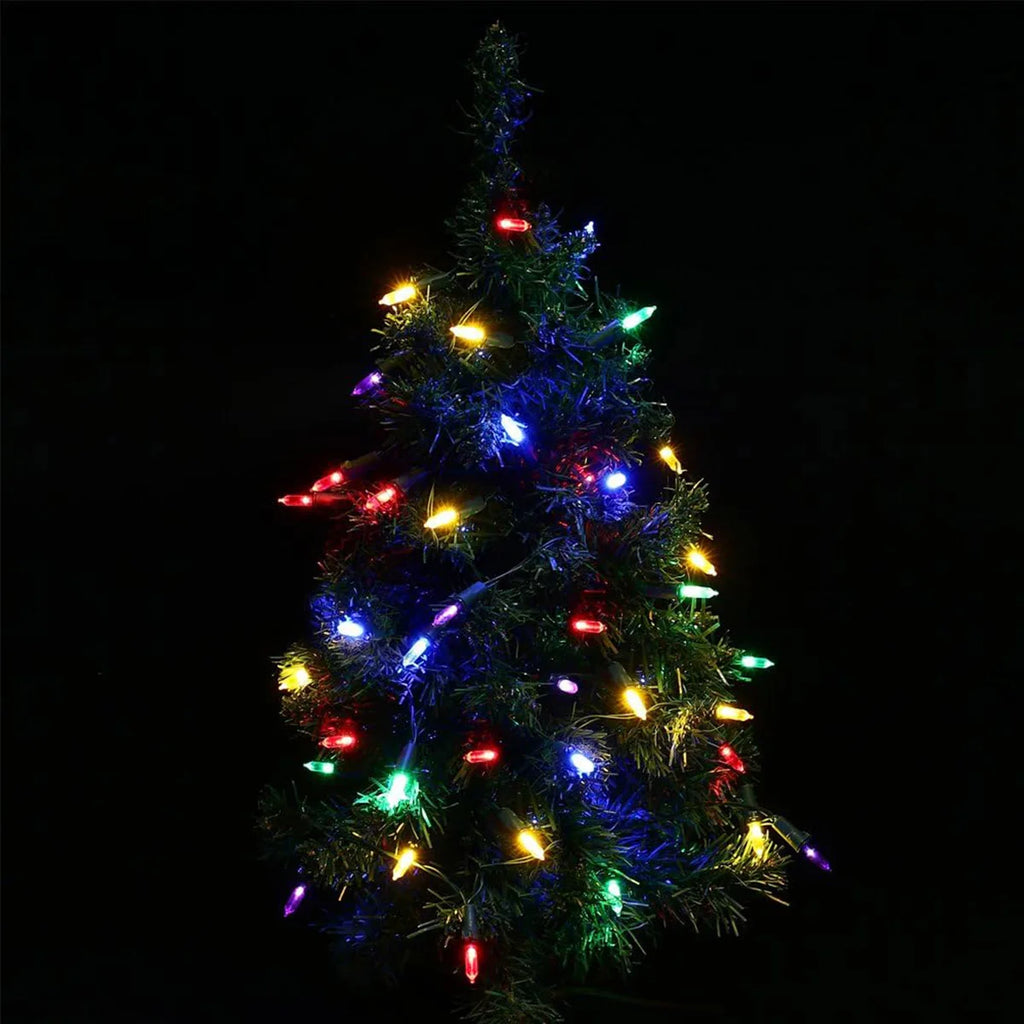 2M/21M LED String Lights Green Wire Christmas Tree Street Fa