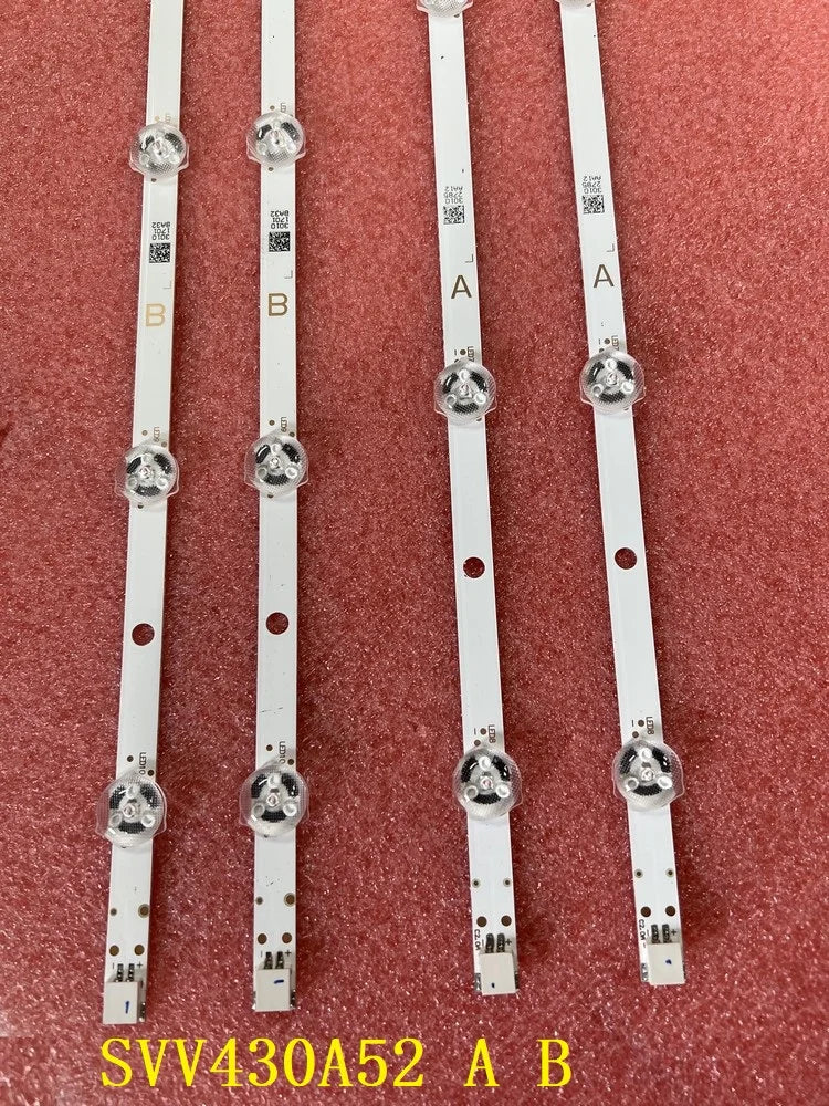 LED Strip for Panasonic TX-43FX550E TX-43F300E TX-43GX555 TX-43GX559ES TX-43GX555B 43T6863DB 43V6863DB