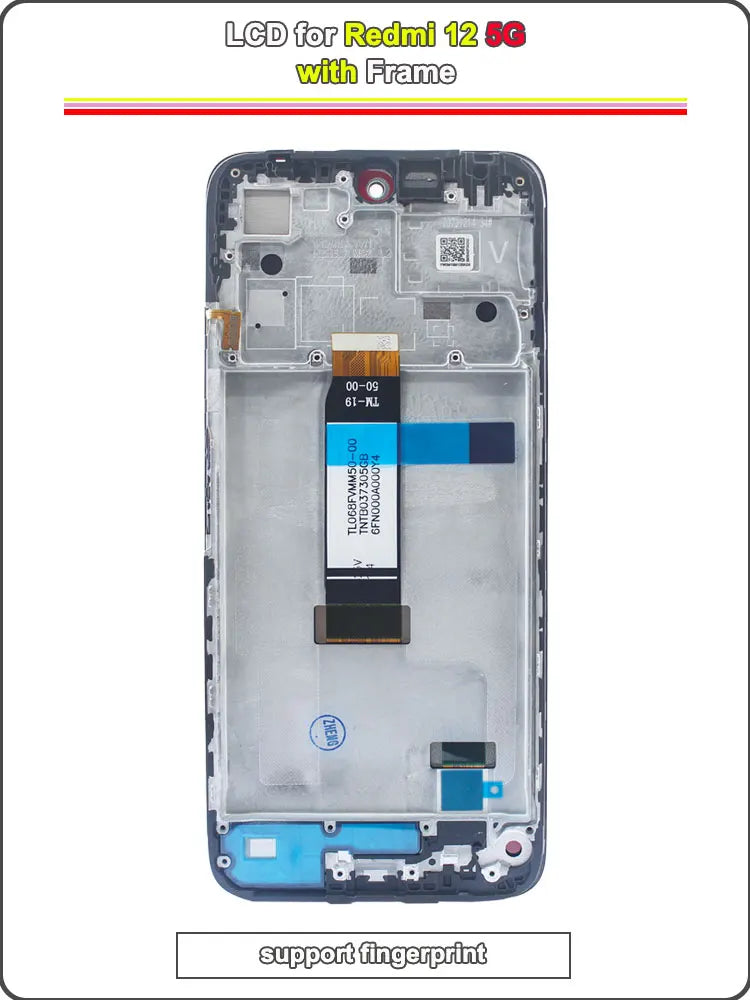 100% Tested LCD for Redmi 12 5G LCD Display Touch Screen Digitizer Replacement for Redmi 12 5G Phone 2AFZZRN8DY 23076RN8DY LCD