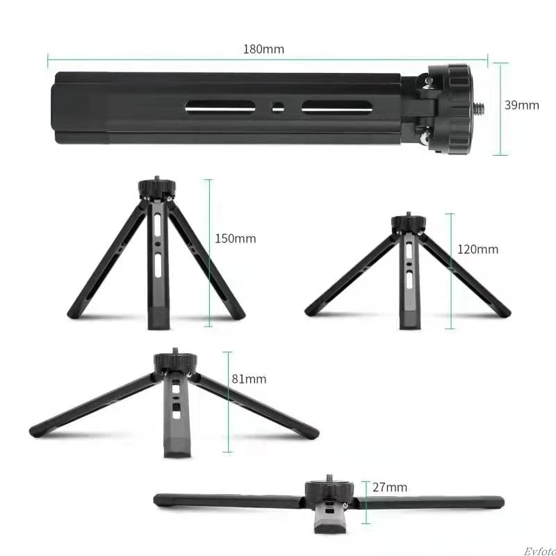 Metal Tripod for Camera DJI Desk Aluminum Alloy Mini Handle 