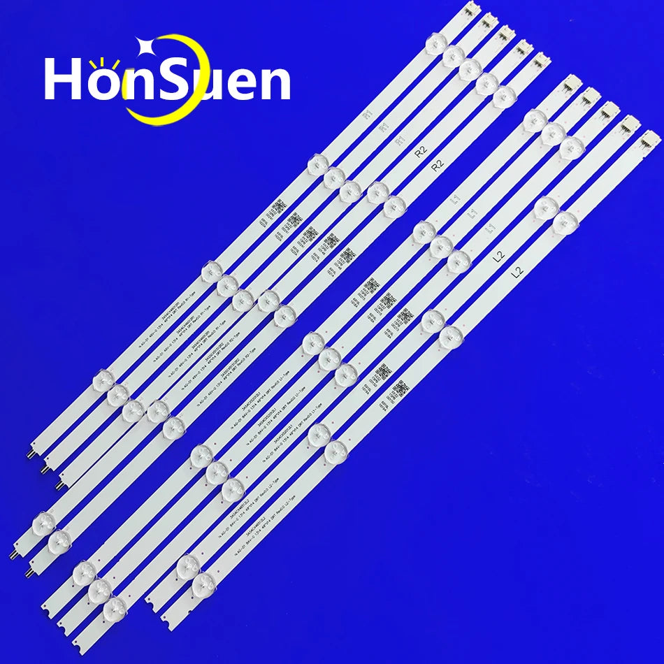 LED Backlight Strip for 49E730A 49" V14 DRT Rev0.0 1 L2-Type 49" V14 DRT 1 L1-TYPE R1 R2-Type - Replacement