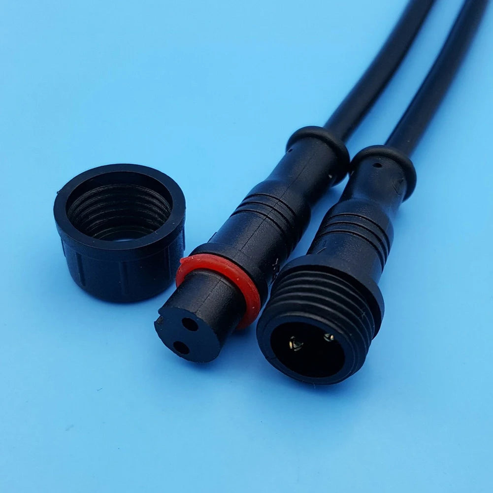 5 Pairs IP65 Waterproof 2/3-Pin 22AWG Wire LED Male And Fema