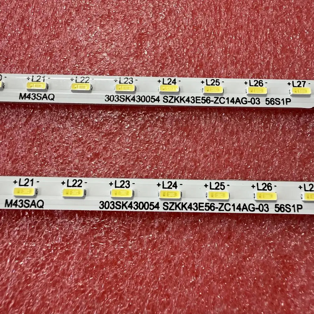 LED Backlight Strip forstrips for GOOdView M43SAH M43SAQ 303SK 430054 SZKK43E56-ZC14AG-03 - Replacement TV