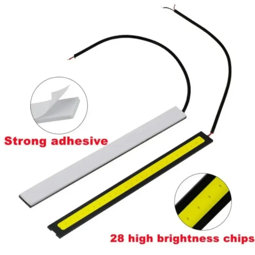 LED COB daytime running lights 17cm waterproof car lighting 