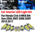 11-Piece LED Interior Light Kit for Honda Civic MK8 - Canbus Error-Free Interior Bulbs