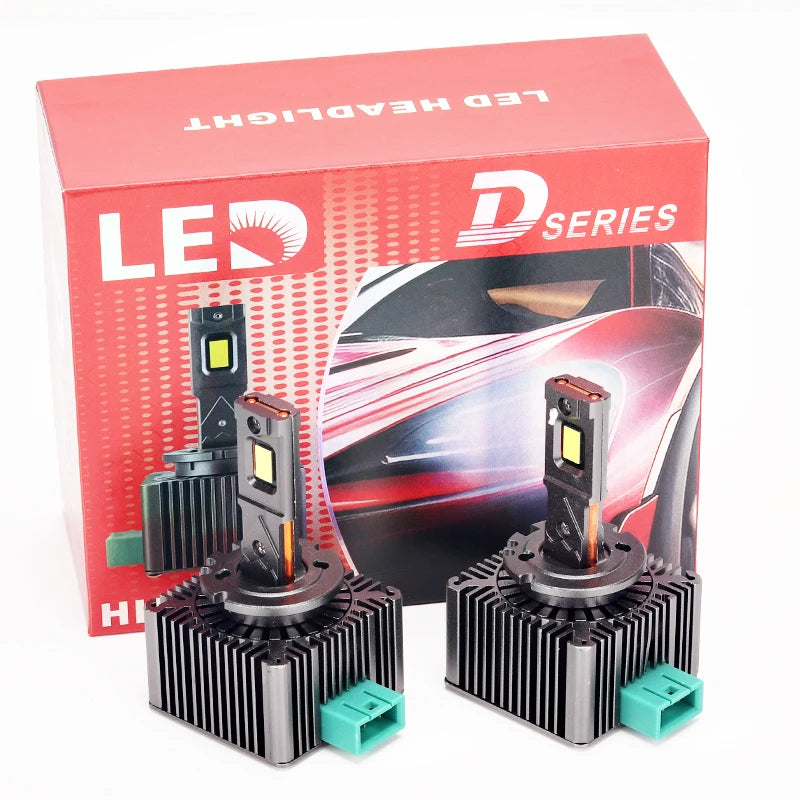 2Pcs Headlight D1S D2S D3S LED Bulbs 80W D1 D2 D3 Headlamp 6